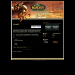 World of Warcraft First Blogger Template