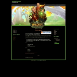 World of Warcraft Second Blogger Template