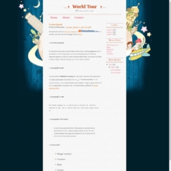 World Tour Blogger Template