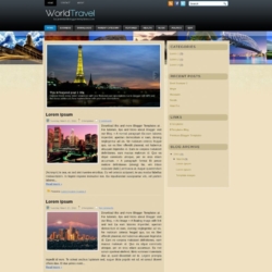 WorldTravel Blogger Template