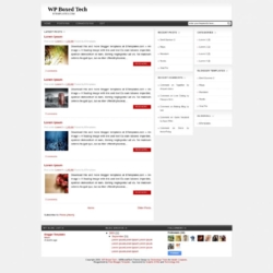 WP Boxed Tech Blogger Template