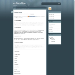 wpBurn Blue Blogger Template