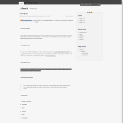 zBench Blogger Template