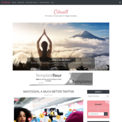 blogger template white