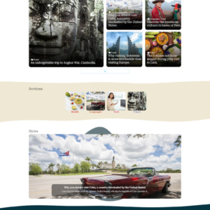 Citlali Blogger template - magazine style with AdSense ad zones for information blogs